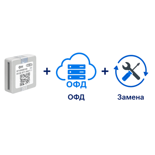 Замена фискального накопителя под ключ!